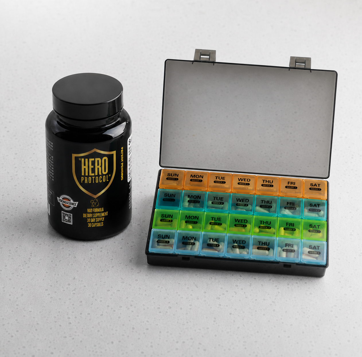 Mission Complete - STARTER - 30 Day Formula + 1-Month Pillpack Organizer